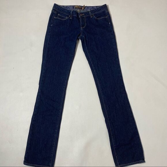 Paige | Blue Heights Straight Fit Jeans - Picture 1 of 7